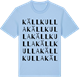 Blue Soul t-shirt med Källkulla ordlek t-shirt