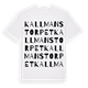 Kallmanstorpet ordlek t-shirt