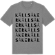 Mid Heather Gray t-shirt med Källsåker ordlek t-shirt