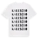 White t-shirt med Kallsebo ordlek t-shirt