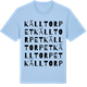 Blue Soul t-shirt med Källtorpet ordlek t-shirt