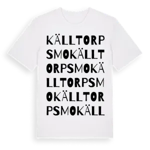 Källtorpsmo ordlek t-shirt – ekologisk bomull t-shirt från Pinshirt