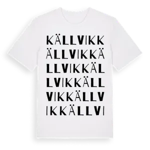Källvik ordlek t-shirt – ekologisk bomull t-shirt från Pinshirt