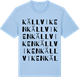 Blue Soul t-shirt med Källviken ordlek t-shirt