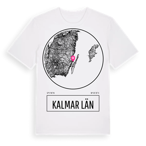 Kalmar län t-shirt – ekologisk bomull t-shirt från Pinshirt