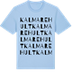 Blue Soul t-shirt med Kalmarehult ordlek t-shirt