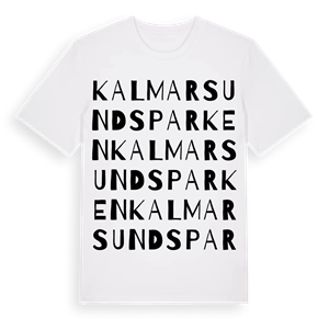 Kalmarsundsparken ordlek t-shirt – ekologisk bomull t-shirt från Pinshirt