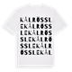 Kålrössle ordlek t-shirt