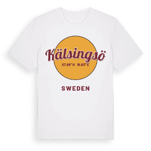Kälsingsö cirkel t-shirt – ekologisk bomull t-shirt från Pinshirt