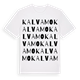 Kalvamo ordlek t-shirt