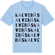 Blue Soul t-shirt med Kalvenäs ordlek t-shirt