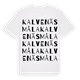 Kalvenäsmåla ordlek t-shirt