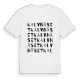 Kalvnäset ordlek t-shirt