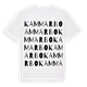 White t-shirt med Kammarbo ordlek t-shirt