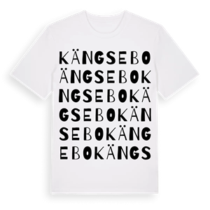 Kängsebo ordlek t-shirt – ekologisk bomull t-shirt från Pinshirt