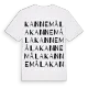 Kannemåla ordlek t-shirt