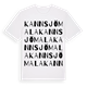 Kannsjömala ordlek t-shirt