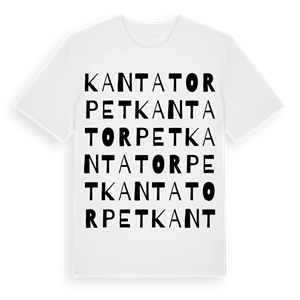 Kantatorpet ordlek t-shirt – ekologisk bomull t-shirt från Pinshirt