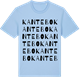 Blue Soul t-shirt med Kantebo ordlek t-shirt