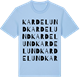 Blue Soul t-shirt med Kardelund ordlek t-shirt