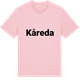 Pink Cotton t-shirt med Kåreda fetstil t-shirt