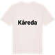 Vintage White t-shirt med Kåreda fetstil t-shirt