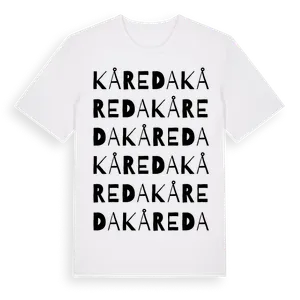 Kåreda ordlek t-shirt – ekologisk bomull t-shirt från Pinshirt