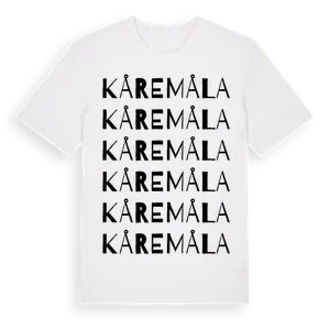 Kåremåla ordlek t-shirt – ekologisk bomull t-shirt från Pinshirt