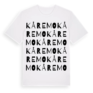 Kåremo ordlek t-shirt – ekologisk bomull t-shirt från Pinshirt