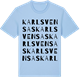 Blue Soul t-shirt med Karl Svensas ordlek t-shirt