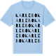 Blue Soul t-shirt med Karlebo ordlek t-shirt
