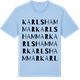 Blue Soul t-shirt med Karlshammar ordlek t-shirt