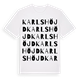 Karlshöjd ordlek t-shirt