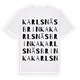 Karlsnäs Brinka ordlek t-shirt