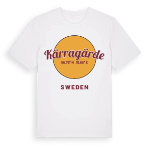 Kärragärde cirkel t-shirt – ekologisk bomull t-shirt från Pinshirt