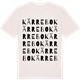Vintage White t-shirt med Kärrebo ordlek t-shirt