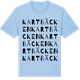 Blue Soul t-shirt med Kartbäcken ordlek t-shirt