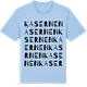 Blue Soul t-shirt med Kasernen ordlek t-shirt