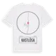 White t-shirt med Kastlösa t-shirt