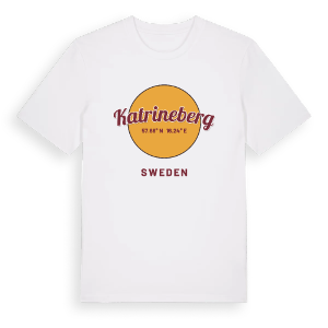 Katrineberg cirkel t-shirt – ekologisk bomull t-shirt från Pinshirt