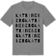 Mid Heather Gray t-shirt med Katrineberg ordlek t-shirt