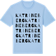 Blue Soul t-shirt med Katrineberg ordlek t-shirt
