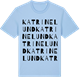 Blue Soul t-shirt med Katrinelund ordlek t-shirt