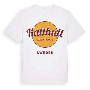 Katthult cirkel t-shirt – ekologisk bomull t-shirt från Pinshirt