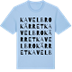 Blue Soul t-shirt med Kavelbrokärret ordlek t-shirt