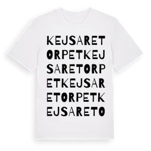 Kejsaretorpet ordlek t-shirt – ekologisk bomull t-shirt från Pinshirt