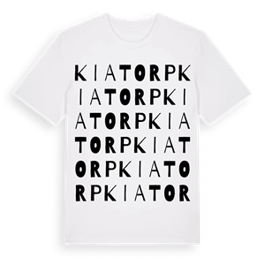 Kiatorp ordlek t-shirt – ekologisk bomull t-shirt från Pinshirt