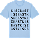 Blue Soul t-shirt med Kisebast ordlek t-shirt