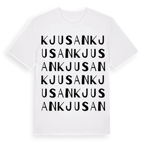 Kjusan ordlek t-shirt – ekologisk bomull t-shirt från Pinshirt