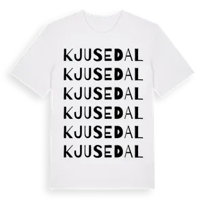 Kjusedal ordlek t-shirt – ekologisk bomull t-shirt från Pinshirt